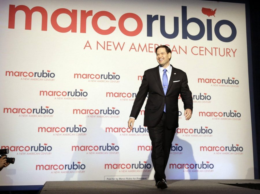 Marco+Rubio+announcing+his+bid+for+the+presidency.+Courtesy+of+latimes.com