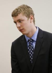 Brock Turner appears in the Palo Alto branch of Santa Clara County Superior Court court for sentencing on charges that he allegedly raped an unconscious woman outside a campus fraternity party. 