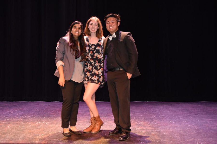 From left to right: Aleeha Kalam, Heather Gammon, Roger Fang