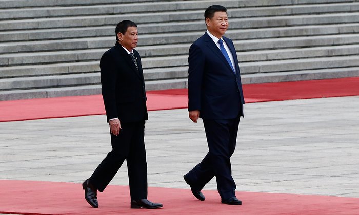 President Duterte and Xi Jinping of China 
Photo courtesy of Getty Images
