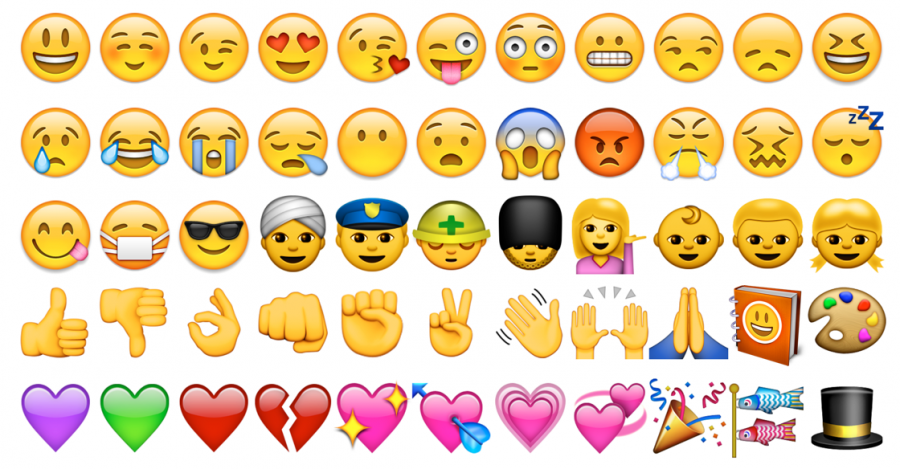 Emojis are widely used as a means for conversation. Photo courtesy of GetEmoji
