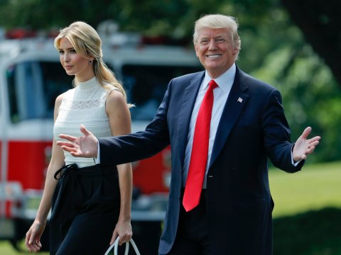 Ivanka Trump supports her father through every decision he makes.