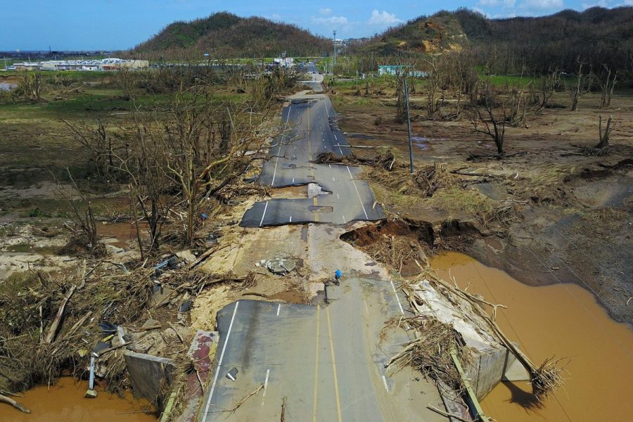 Puerto Ricos streets after Hurricane Maria