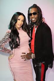 This is a picture of Cardi B and her soon to be husband, Offset, after they had announced that she was pregnant and people had been following the pregnancy for a while.
