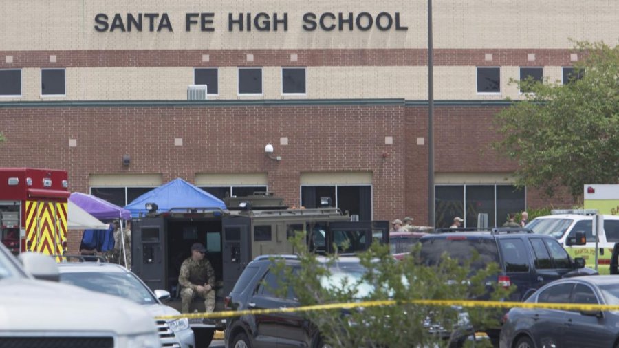 Santa Fe High School, where the shooting occured.