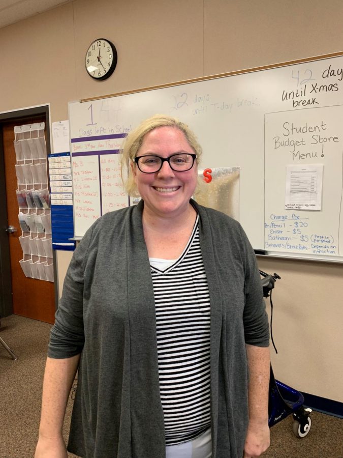 Meet Mrs. Bidelspach, the newest member of the YLHS faculty.