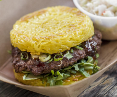 Ramen Burger are becoming increasingly popular. Photo Credit: Daily Trojan