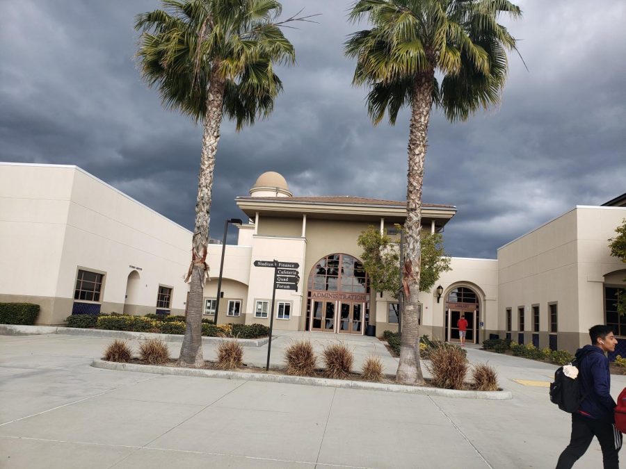 The stormy yet sunny sky in YLHS