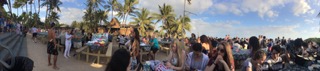  YLHS Band and Guard at Germaine’s Luau. 