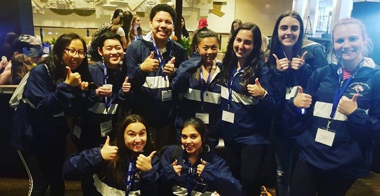 Newspaper and Yearbook students attended the JEA Conference at the Hilton in Anaheim.