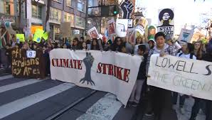Students skipped school and marched to the capital to protest the lack of action against climate changes.