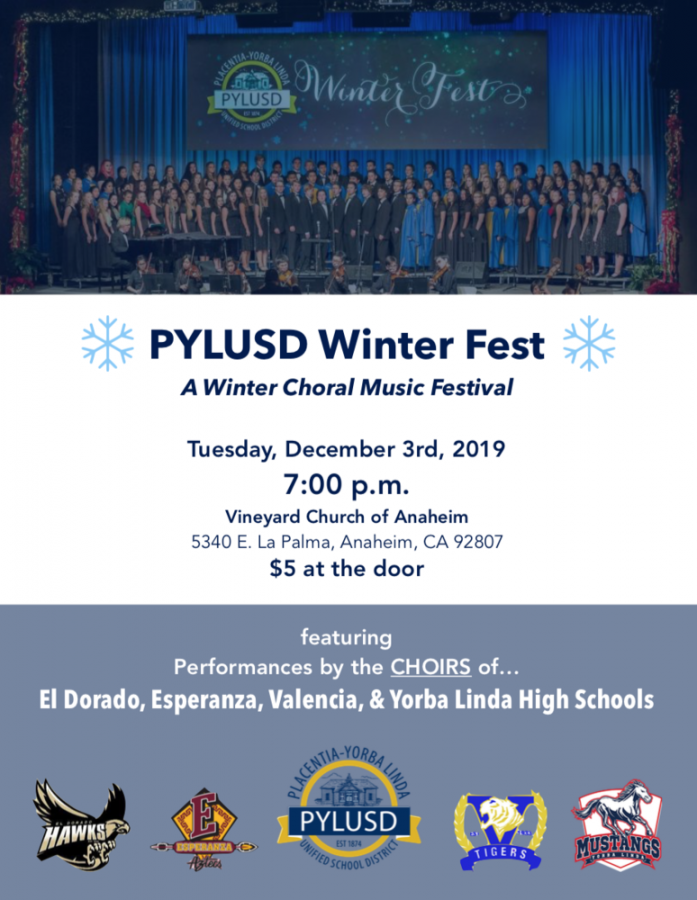 The PYLUSD Winter Fest occurred on December 3 and featured amazing programs from several schools.