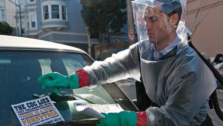 A scene from Contagion seems to resemble the behavior of some during the recent COVID-19 outbreak. 