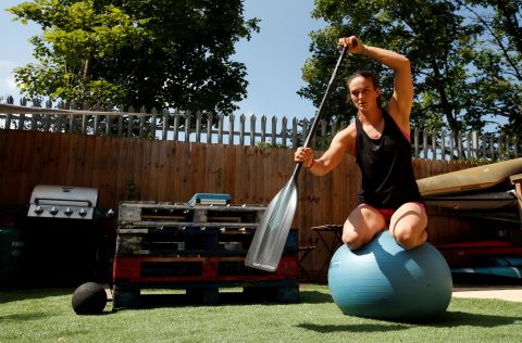 Athletes learned to adapt to these uncertain times by implementing ways to train at home. Some athletes use different materials around their houses to imitate their sport.