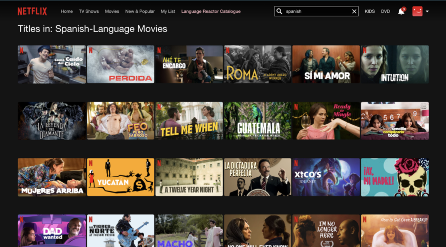 With+just+a+word+in+the+search+bar%2C+Netflix+shows+off+its+varieties+of+foreign-language+films%2C+ranging+in+many+different+categories.+