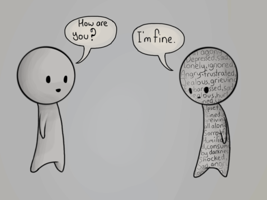 People often use the phrase “I’m fine” because they don’t know how to express themselves or fear being a burden to others, but this suppresses their emotions and can make their situation worse.