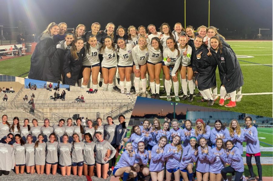 All levels of the Yorba Linda Women’s Soccer Program won the league, becoming league champions.