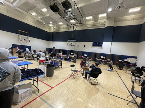 Many students at YLHS took time out of their day to donate blood.