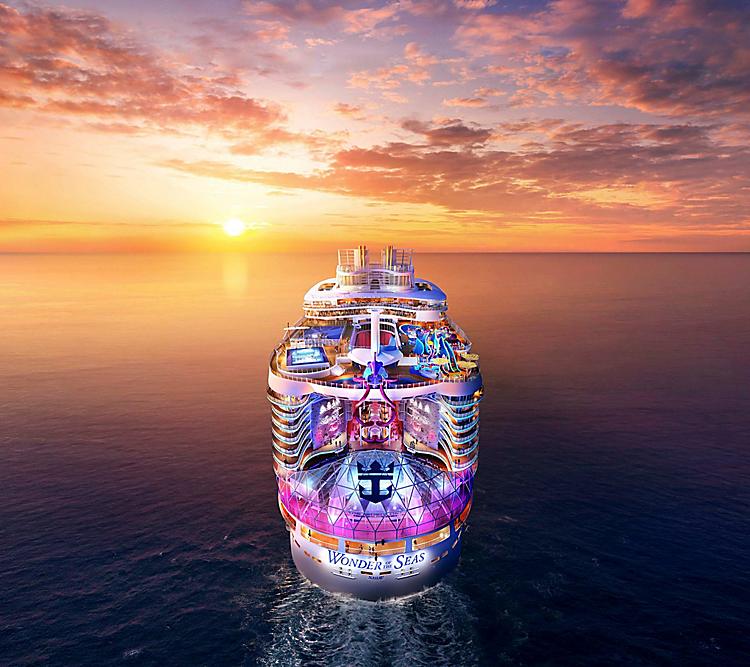 Royal Caribbean Cruises has recently released Wonder of the Seas, the largest cruise ship in the world.