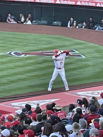 Pictured above is #17, reigning 2021 AL MVP Shohei Ohtani who has brought both hitting and pitching success to the Halos this season. 
