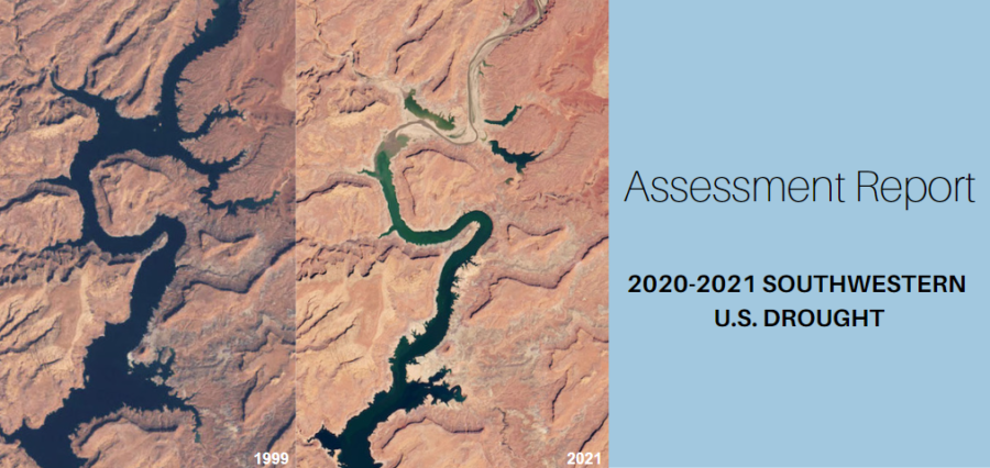 Over+22+years%2C+Lake+Powell+has+been+severely+affected+by+the+southwestern+U.S.+drought.+%0A