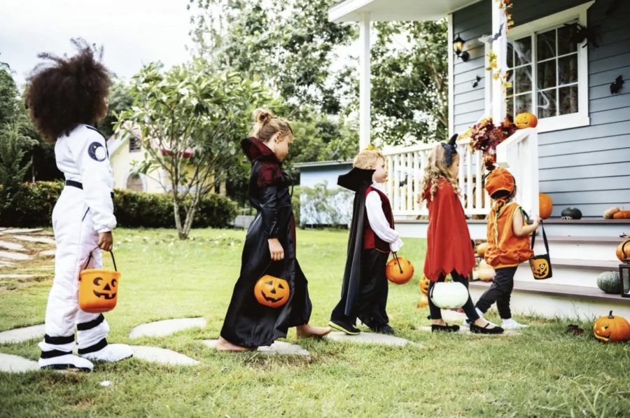 Many children enjoy this holiday by trick-or-treating with family and friends.