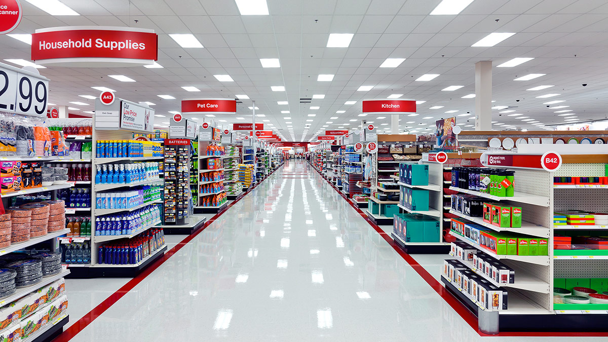 target aisle layout