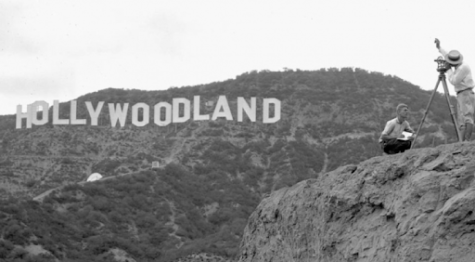 The Original Hollywood Sign: A photographer captures “Hollywoodland,” originally a real estate advertisement, in Los Angeles, California.