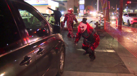 The Clown Car Wash in Anaheim was a spooky experience that brought the Halloween spirit alive.