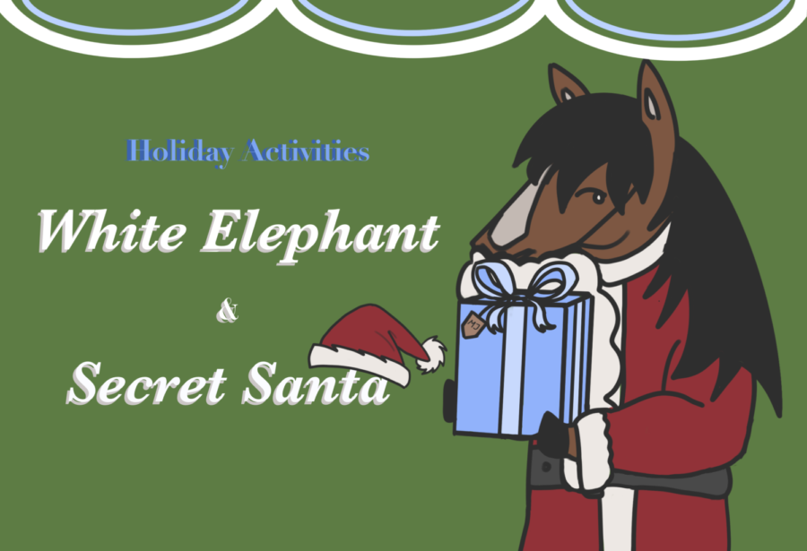 YLHS Mustangs can celebrate the holidays with White Elephant and Secret Santa, two forms of gift-giving that include twists to the original tradition.