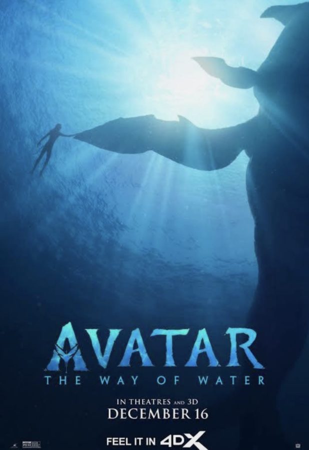 One of the many breathtaking movie posters of the new movie Avatar: The Way of Water