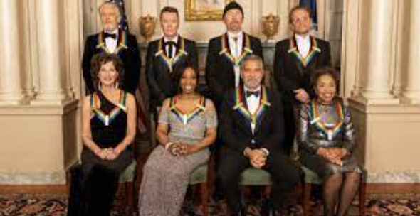  The winners of the Kennedy Center Honors sit in the Kennedy Center Opera House, located in Washington, D.C.
