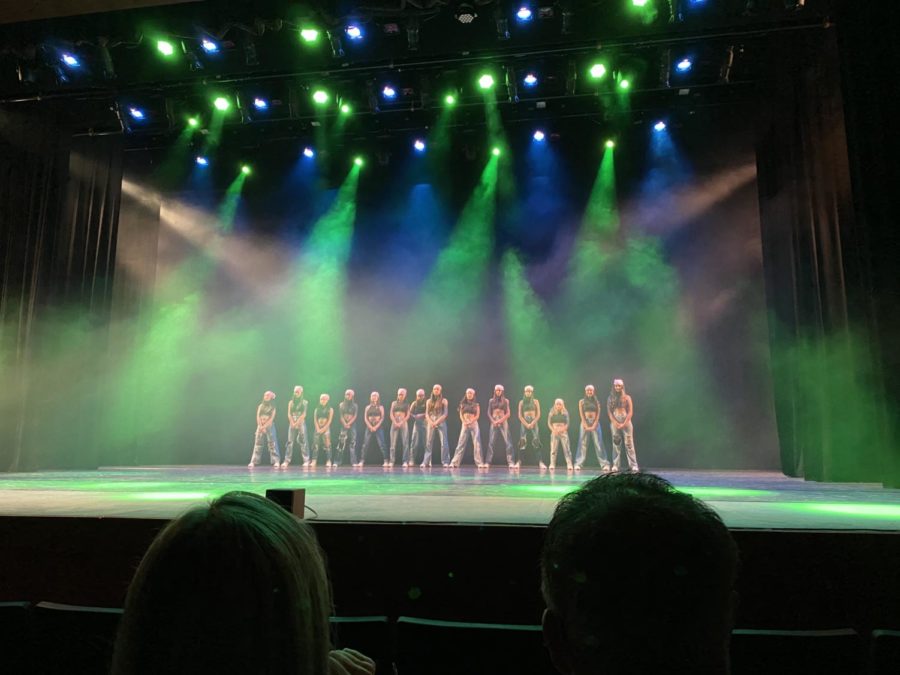 Yorba Linda High School’s Dance Company performs to “Bills, Bills, Bills” by Destiny’s Child with a glamorous routine. 