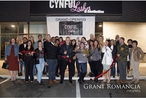 The YLCC holds a grand opening for Cynful Lashes in Yorba Linda last week.