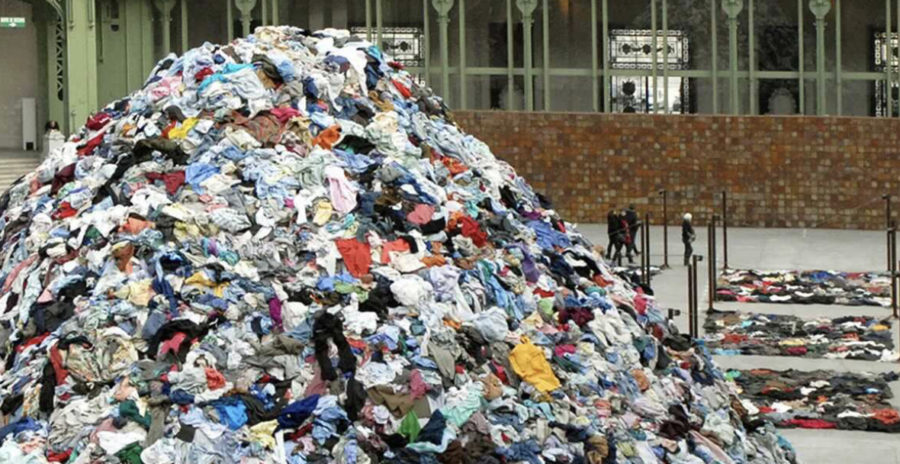 Fast fashion tends to result in huge amounts of clothing amassing in dumps and landfills.
