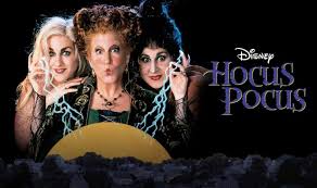 A poster advertising the classic Halloween film: Hocus Pocus