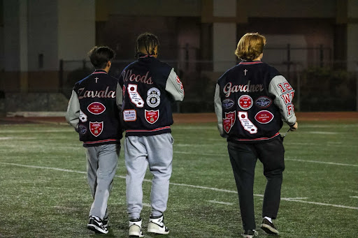 At Yorba Linda High School, Varsity Football Jackets are all the rage.