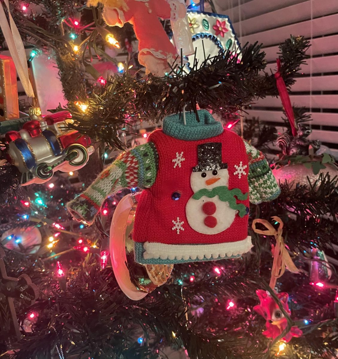 Ugly sweaters can make their way into most every holiday tradition, even the Christmas tree!