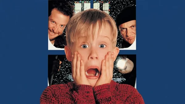 This is the Christmas classic, Home Alone, which was a very popular suggestion for a holiday classic.
