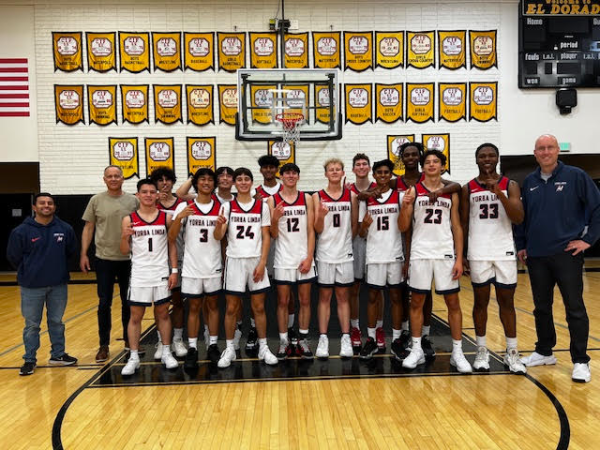 The Mens Varsity Basketball Team with a sweeping 4-0 record to take first place in the Gary Raya Classic at El Dorado, marking the second time in program history.