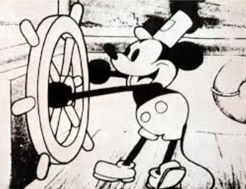 As well as being Mickey Mouse’s debut film, Steamboat Willie was also one of the first cartoons to use synchronized sound (TIME). 