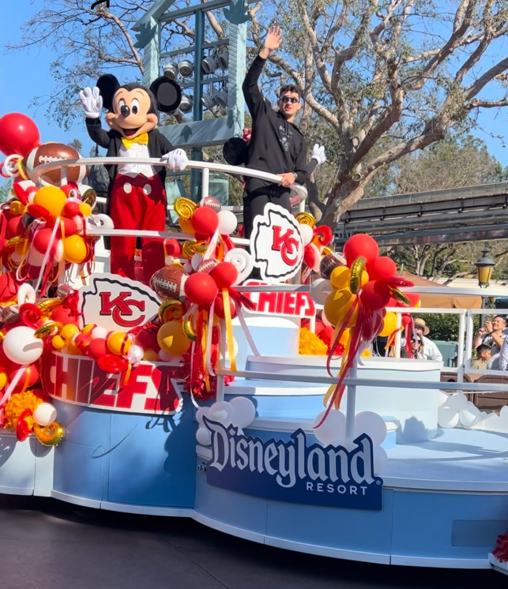 For the second time in a row, Patrick Mahomes celebrated his team’s Super Bowl win at Disneyland.