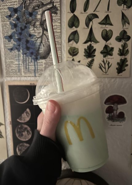 A Shamrock Shake always brings a smile to my face.