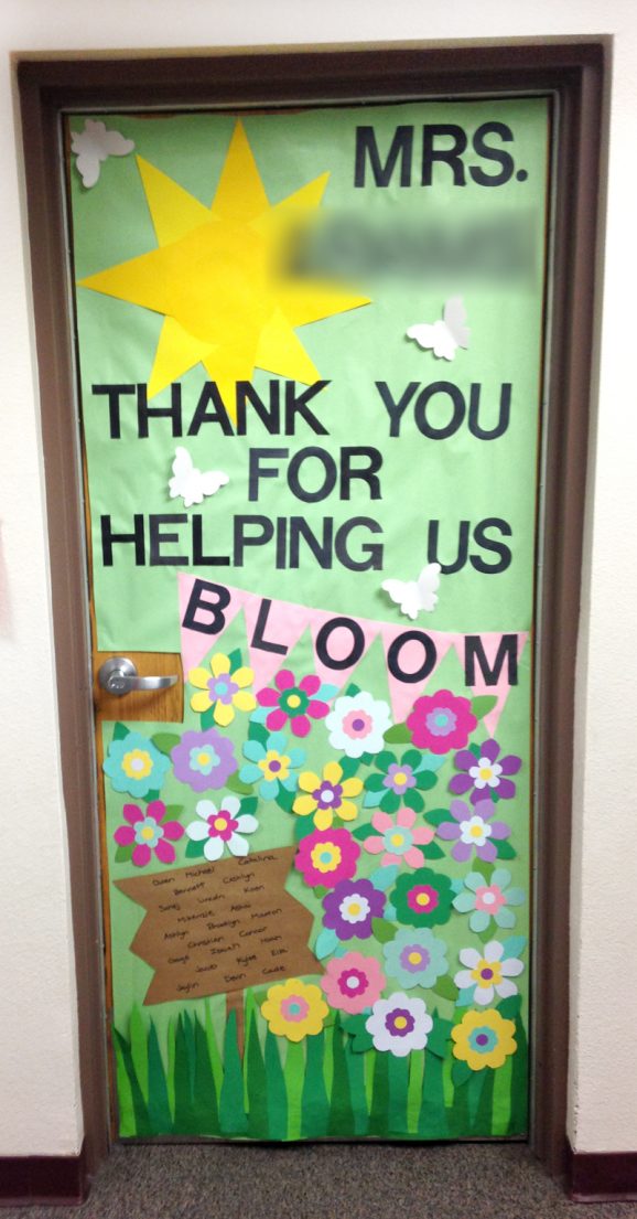 Full of character and color, teacher doors brighten up the classroom from the minute it is walked into!

