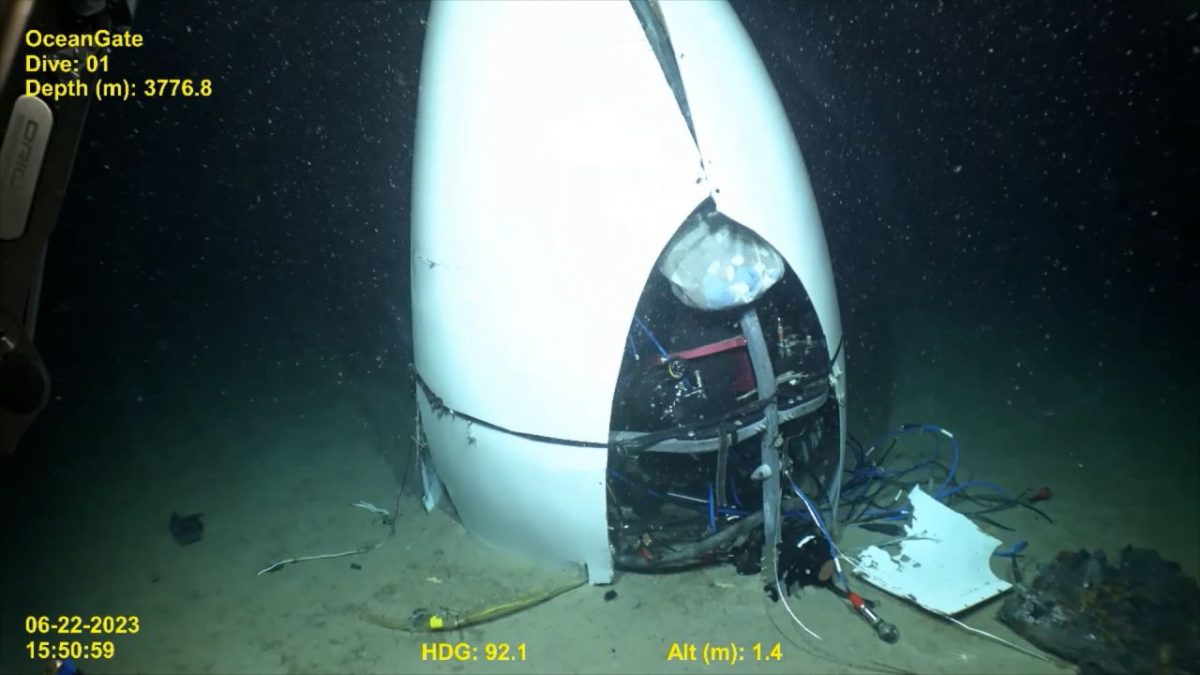  Newly released photos of The Titan Submersible on the seafloor. 