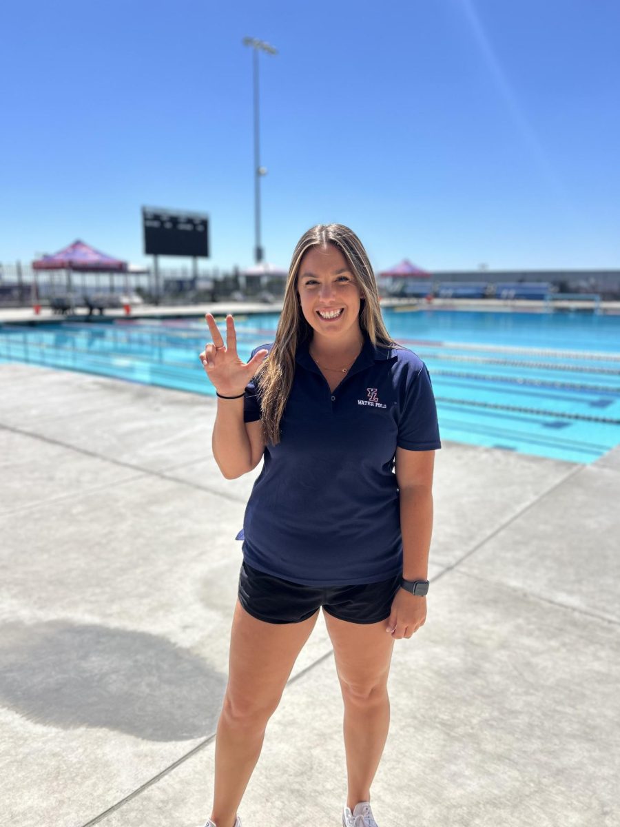 Coach Diez is the new swim and water polo coach at YLHS; she will be guiding both teams to success in the upcoming year.