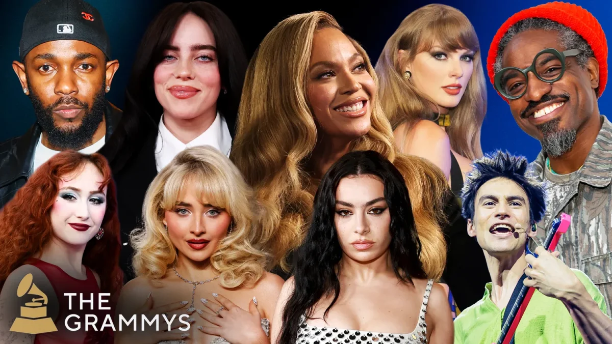 Artists such as Beyoncé, Kendrick Lamar, Billie Eilish, and Charli xcx lead the 2025 Grammy nominees.