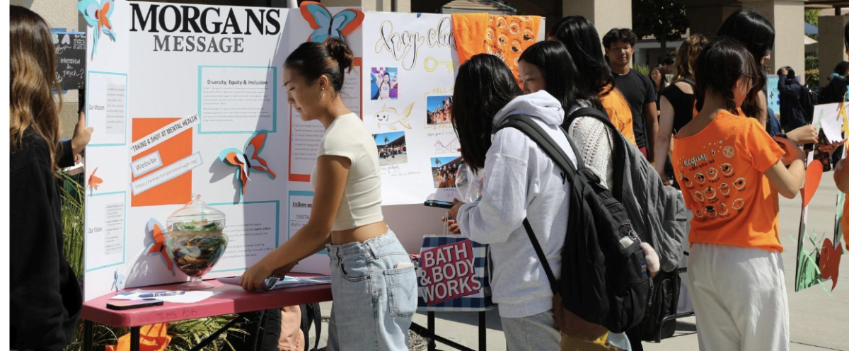 Various different clubs at club rush. 
