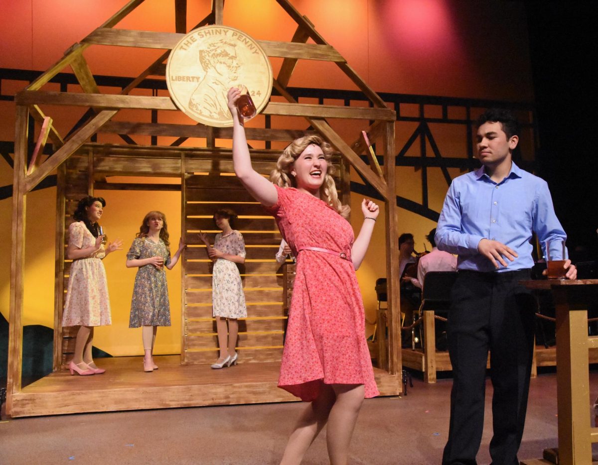 Addy Shoup (12) performed an upbeat and lively song called “Another Round” to bring the mood up.
