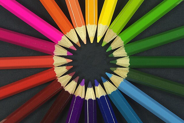 The impact of colors is prevalent in the society we live in today; what does your favorite color say about you? Colouring pencils by Michael Maggs is licensed under CC BY-SA 3.0.